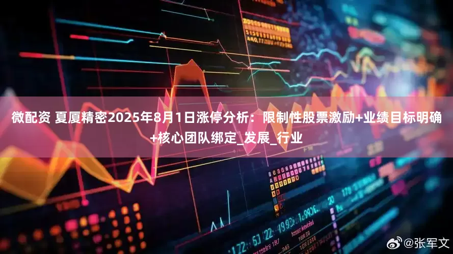 微配资 夏厦精密2025年8月1日涨停分析：限制性股票激励+业绩目标明确+核心团队绑定_发展_行业