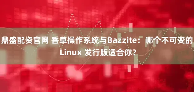 鼎盛配资官网 香草操作系统与Bazzite：哪个不可变的 Linux 发行版适合你？